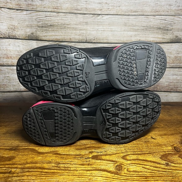 Puma Tazon 6 Women’s Sneakers- Black & Red Rose - Picture 3 of 6